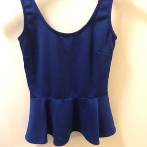 Aqua Peplum Top Size XS